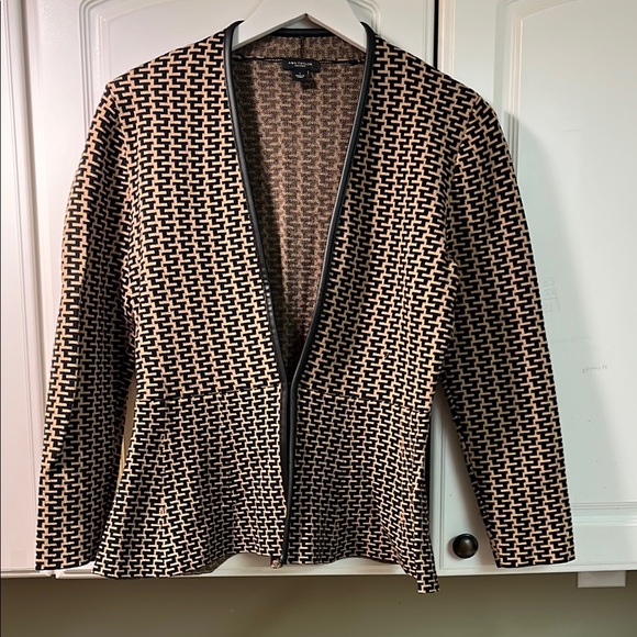 Ann Taylor Factory Jackets & Blazers - Ann Taylor factory Women's Black and Tan Jacket